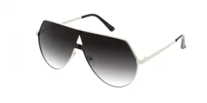 Women's Metal Large Cutout Shield Frame