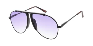 Unisex Metal Aviator Large Frame -4839COL