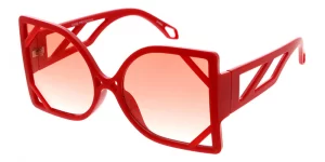 Women's Plastic Large Color Frame