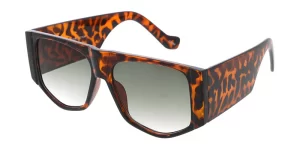 Unisex Plastic Large Chunky Flat Top Frame